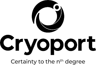 CRYOPORT CERTAINTY TO THE NTH DEGREE logo