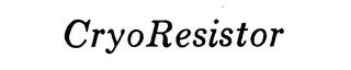 CRYORESISTOR logo