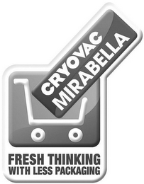 CRYOVAC MIRABELLA FRESH THINKING WITH LESS PACKAGING logo