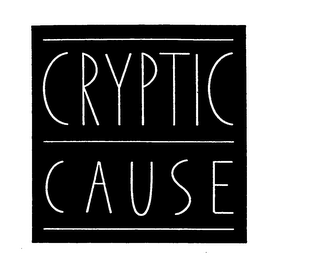 CRYPTIC CAUSE logo