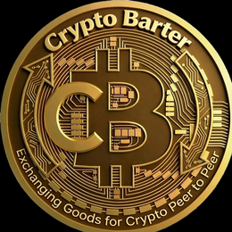 CRYPTO BARTER, CBEXCHANGING GOODS FOR CRYPTO PEER TO PEER logo