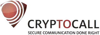 CRYPTOCALL SECURE COMMUNICATION DONE RIGHT logo
