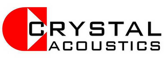 CRYSTAL ACOUSTICS logo