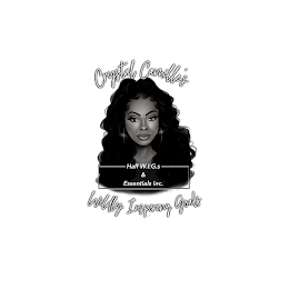 CRYSTAL CAMILLE'S HALF W.I.G.S & ESSENTIALS INC. WILDLY INSPIRING GOALS logo