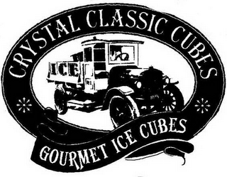 CRYSTAL CLASSIC CUBES GOURMET ICE CUBES ICE logo