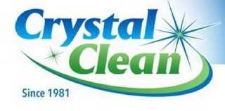 CRYSTAL CLEAN SINCE 1981 logo
