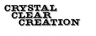 CRYSTAL CLEAR CREATION logo