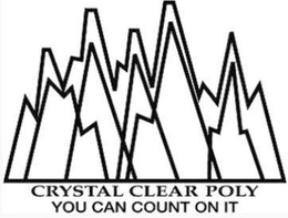 CRYSTAL CLEAR POLY YOU CAN COUNT ON IT logo