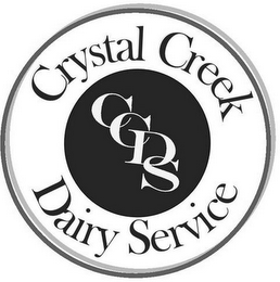 CRYSTAL CREEK DAIRY SERVICE CCDS logo