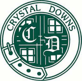 CRYSTAL DOWNS C D logo