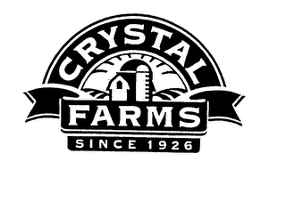 CRYSTAL FARMS SINCE 1926 logo