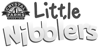 CRYSTAL FARMS SINCE 1926 LITTLE NIBBLERS logo