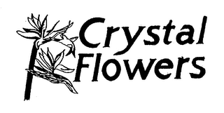 CRYSTAL FLOWERS logo