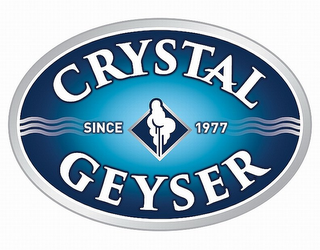 CRYSTAL GEYSER SINCE 1977 logo