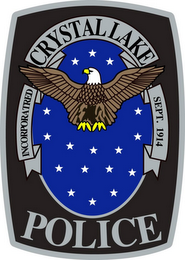 CRYSTAL LAKE POLICE INCORPORATED SEPT. 1914 logo