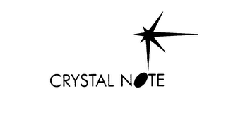 CRYSTAL NOTE logo