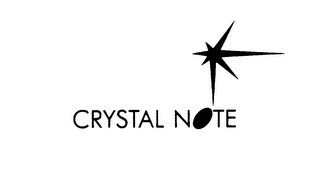 CRYSTAL NOTE logo