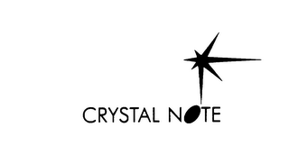 CRYSTAL NOTE logo
