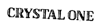 CRYSTAL ONE logo