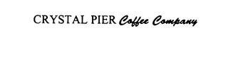 CRYSTAL PIER COFFEE COMPANY logo