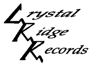 CRYSTAL RIDGE RECORDS logo