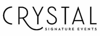 CRYSTAL SIGNATURE EVENTS logo