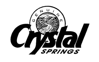 CRYSTAL SPRINGS GENUINE logo