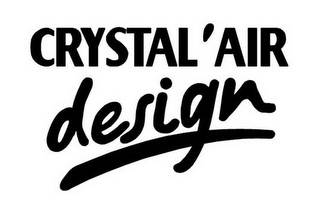 CRYSTAL'AIR DESIGN logo