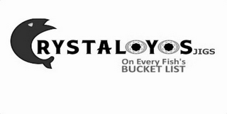 CRYSTALEYES JIGS ON EVERY FISH'S BUCKET LIST logo