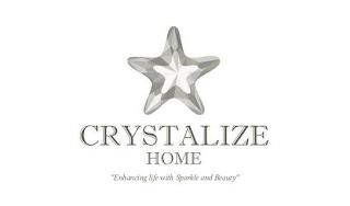 CRYSTALIZE HOME ENHANCING LIFE WITH SPARKLE AND BEAUTY" logo
