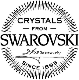CRYSTALS FROM SWAROVSKI SWAROVSKI SINCE1895 logo