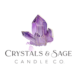 CRYSTALS & SAGE CANDLE CO. logo
