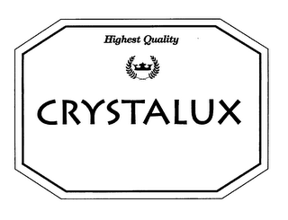 CRYSTALUX HIGHEST QUALITY logo