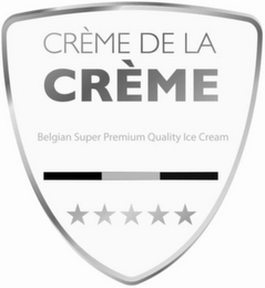 CRÈME DE LA CRÈME BELGIAN SUPER PREMIUM QUALITY ICE CREAM logo