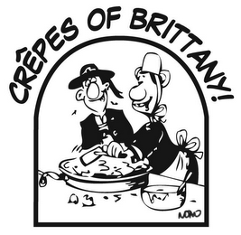 CRÊPES OF BRITTANY! NONO logo