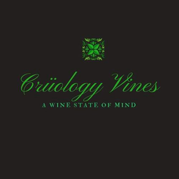 CRÜOLOGY VINES A WINE STATE OF MIND logo