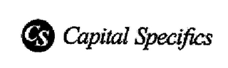 CS CAPITAL SPECIFICS logo