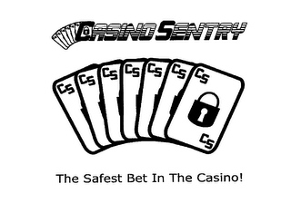 CS CASINO SENTRY THE SAFEST BET IN THE CASINO! logo
