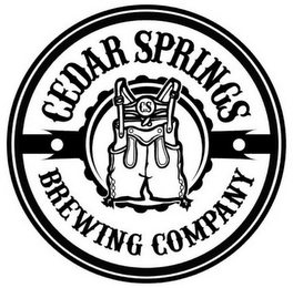 CS CEDAR SPRINGS BREWING COMPANY logo