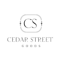 CS CEDAR STREET  GOODS logo
