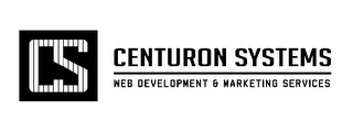 CS CENTURON SYSTEMS WEB DEVELOPMENT & MARKETING SERVICES logo