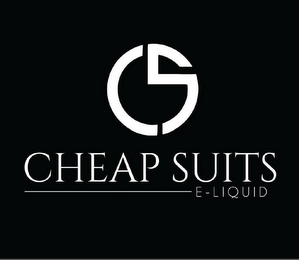 CS CHEAP SUITS E-LIQUID logo