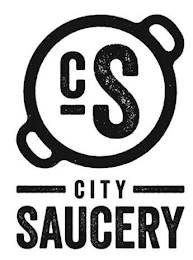 CS CITY SAUCERY logo