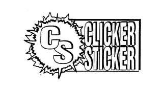 CS CLICKER STICKER logo