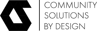 CS COMMUNITY SOLUTIONS BY DESIGN logo