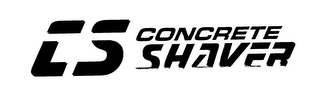 CS CONCRETE SHAVER logo