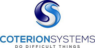 CS COTERION SYSTEMS DO DIFFICULT THINGS logo