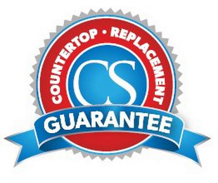 CS COUNTERTOP · REPLACEMENT GUARANTEE logo