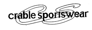 CS CRABLE SPORTSWEAR logo
