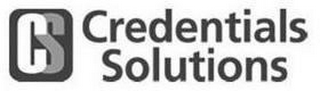 CS CREDENTIALS SOLUTIONS logo